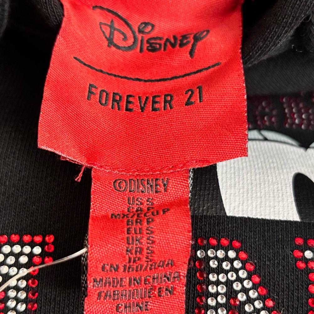 Disney Waist Length Pullover Hoody. Size Small - Picture 3 of 6